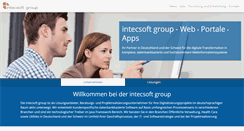 Desktop Screenshot of intecsoft.de