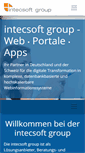 Mobile Screenshot of intecsoft.de